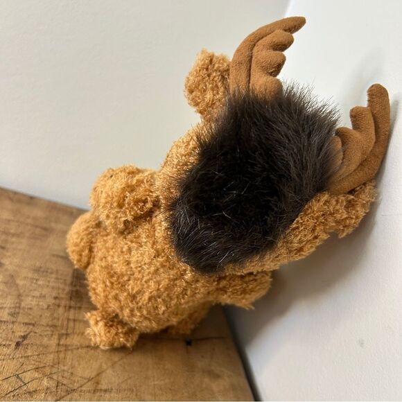 Curly Critters Monty the Moose 11" Stuffed Animal Plush Toy Great Used Condition - Picture 9 of 10